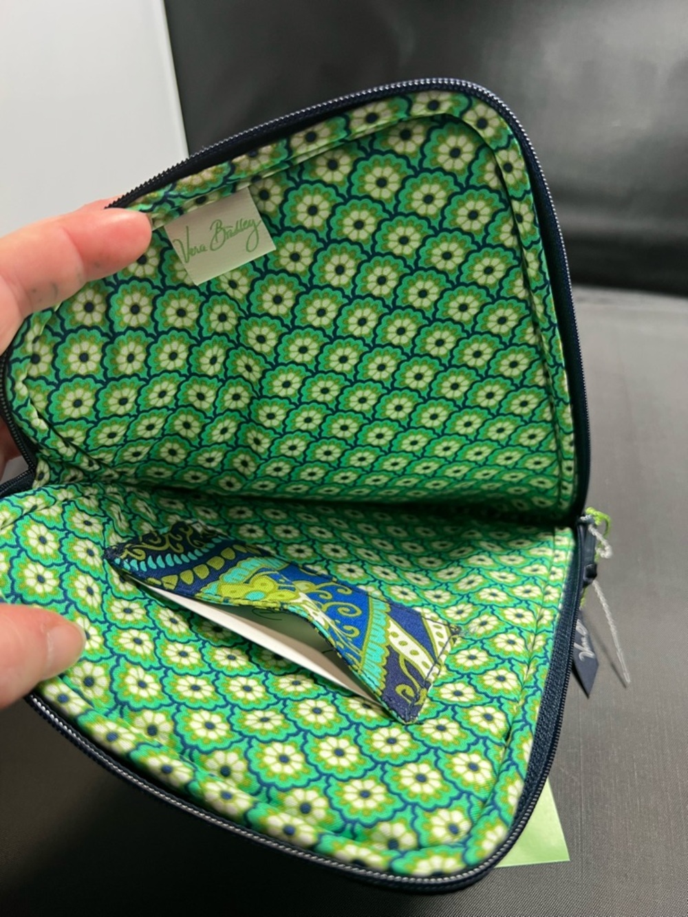 Vera Bradley Rhythm & Blues E-Reader Sleeve / Tablet Case – Quilted Cotton - Picture 3 of 5